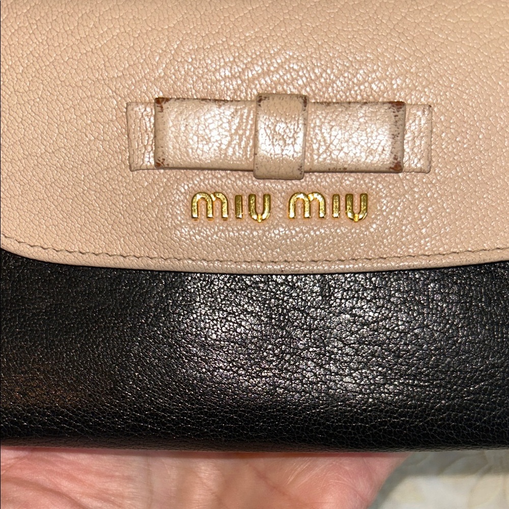 Miu Miu Black and Tan Wallet - Picture 13 of 15